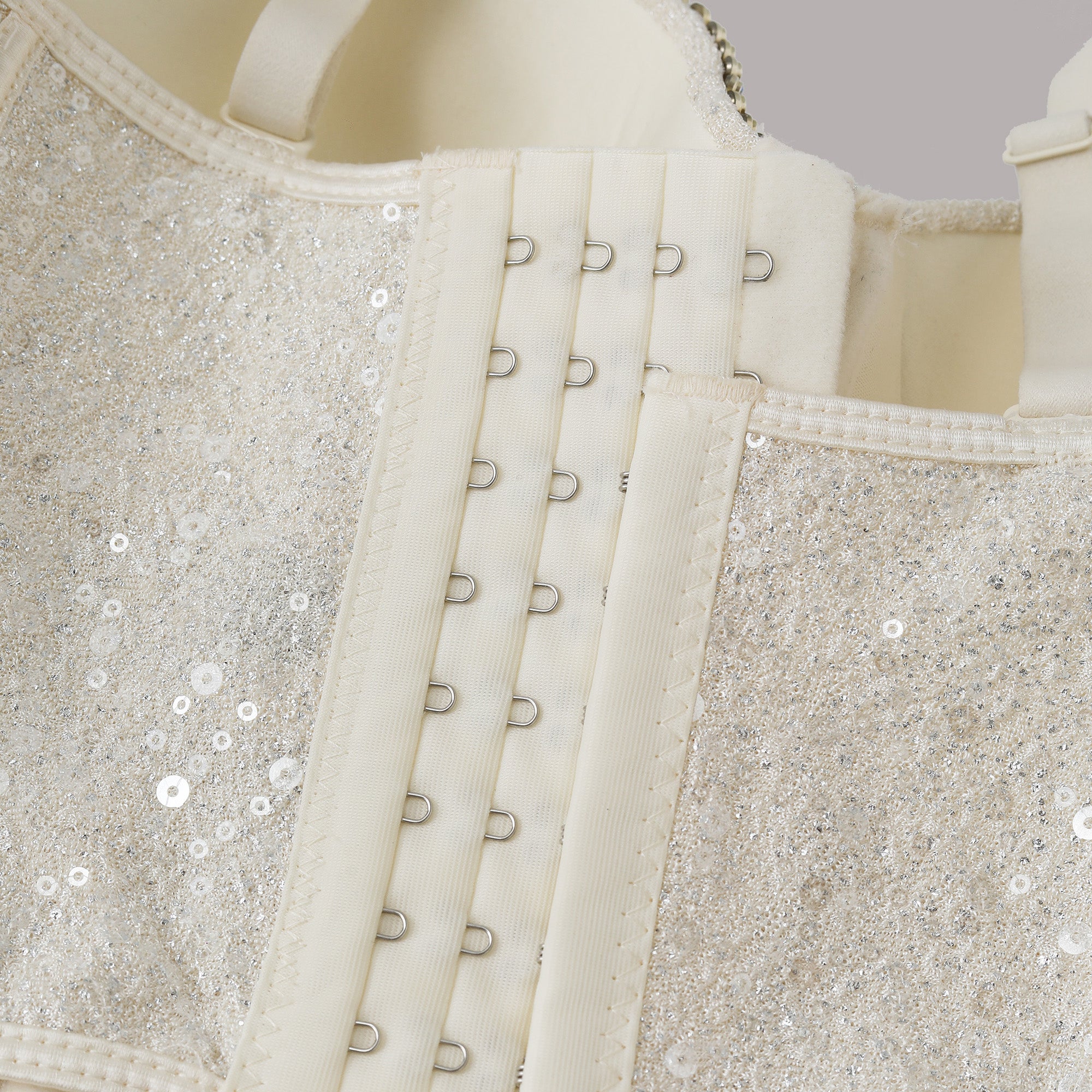 Aurora Crystal Corset Luxury Ivory Crystal Embellished Corset