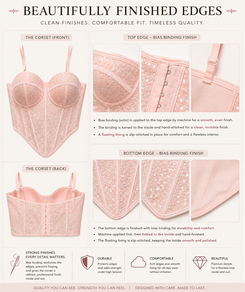 Rosé Stardust Sculpting Corset Top