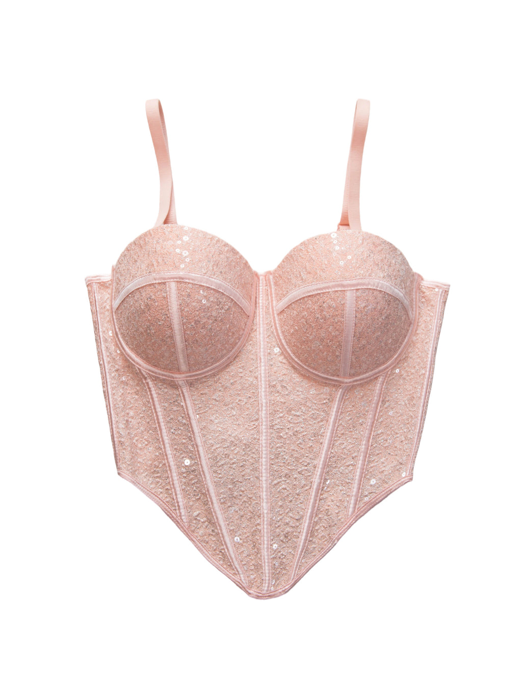 Rosé Stardust Sculpting Corset Top