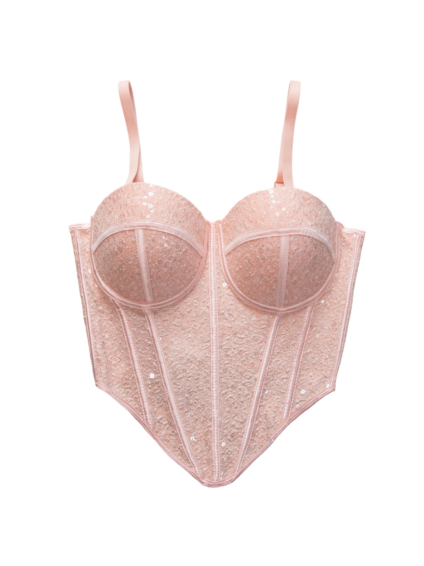 Rosé Stardust Sculpting Corset Top
