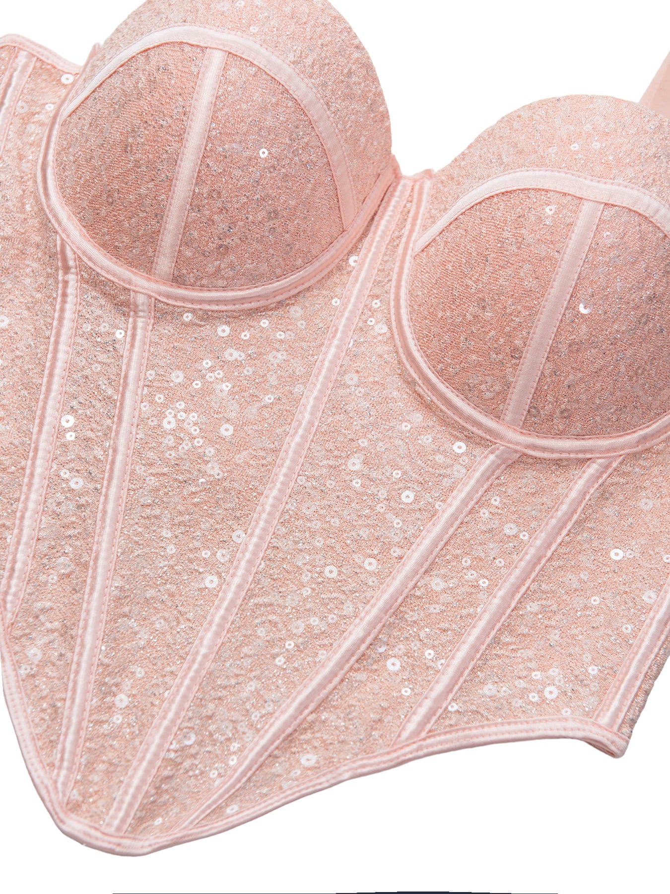 Rosé Stardust Sculpting Corset Top